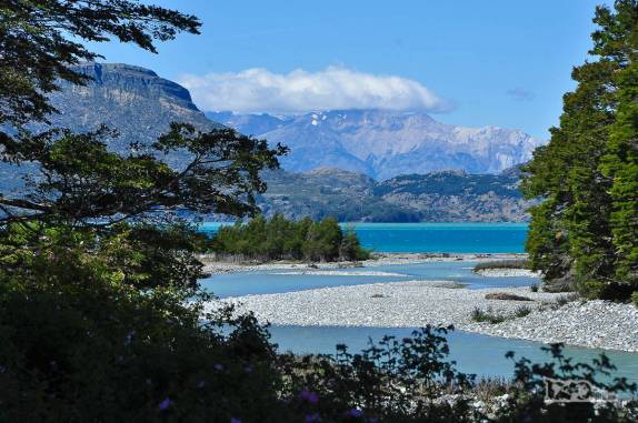 Mais um cartão postal da Carretera Austral, o lago General carrera, na região de Puerto Rio Tranquilo, no sul do Chile